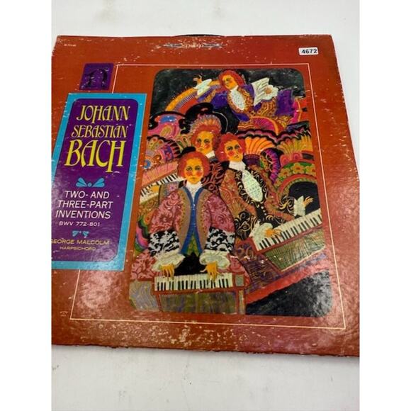 Johann Sebastian Bach, George Malcolm – Two- And Three-Part Inventions Vinyl - Picture 2 of 7